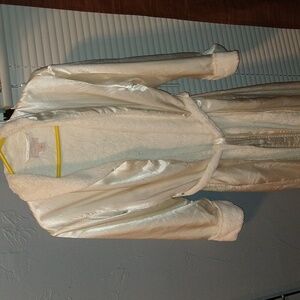 Full-length Satiny Bathrobe, Plush Lined